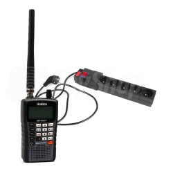 Комплект для прослушки HBS-01 с радио жучком в сетевом удлинителе и сканером Uniden